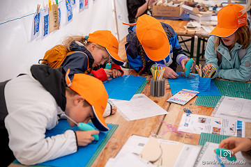 Malen mit dem 3D-Stift: Für viele junge Besucherinnen und Besucher ein echtes Highlight.