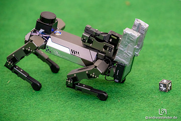 Vier Beine, jede Menge Technik: Auch Roboterhunde zeigen bei Explore Science, was moderne Robotik heute möglich macht.